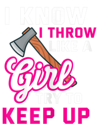 Womens Axe Throwing Quote For Your Axe Throwing Girlfriend Sustainable Knit Beanie