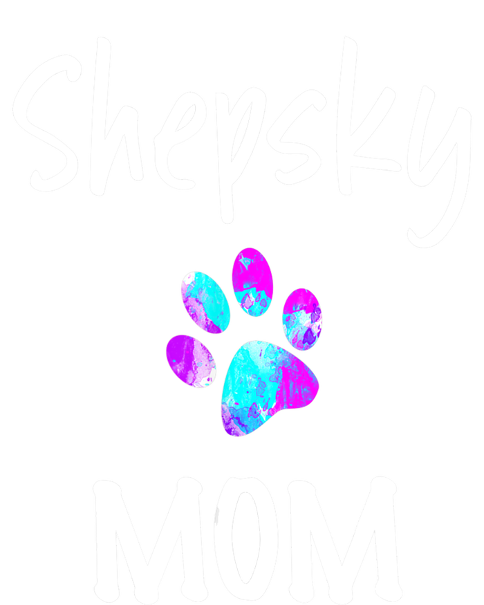 Cute Shepsky Mom German Shepherd Husky Gift Mix Dog Owner Gift Women's T-Shirt