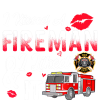 I Kissed A Fireman I Liked It Firefighter Valentine Days Kids Tie-Dye T-Shirt