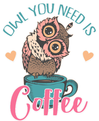 Funny Cute Owl You Need Is Coffee Sustainable Beanie