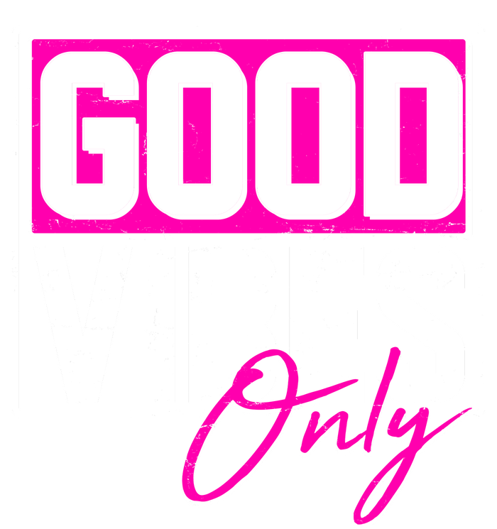 Cool Funny Good Vibes Only Sustainable Beanie