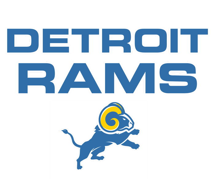 Detroit Rams Funny Infant Fleece One Piece