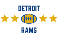 Detroit Rams Football Star 25L Jumbo Tote