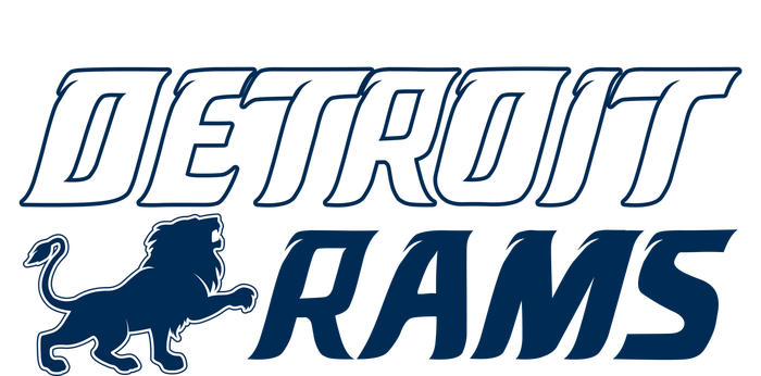 Detroit Rams Lion Tie-Dye T-Shirt