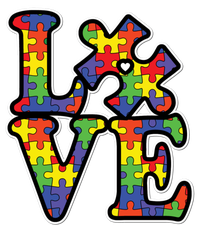 Love Autism Puzzle Piece T-Shirt