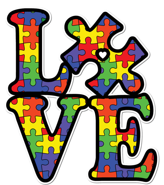 Love Autism Puzzle Piece T-Shirt