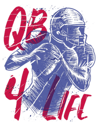 Quarterback For Life Football Player T-Shirt