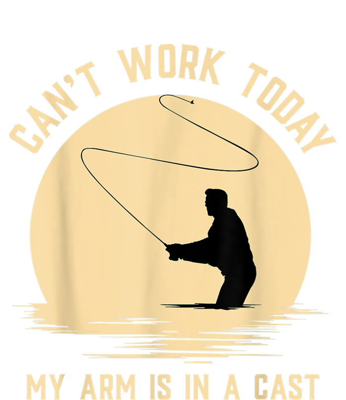 Can't Work Today My Arm Is In A Cast Funny Fly Fishing T-Shirt