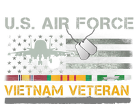 Great Gift US Air Force Vietnam Veteran USAF Veteran USA Flag Gift Canvas