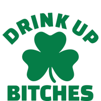 Drink Up Bitches With Shamrock, St Patrick's Day Performance Sprint T-Shirt