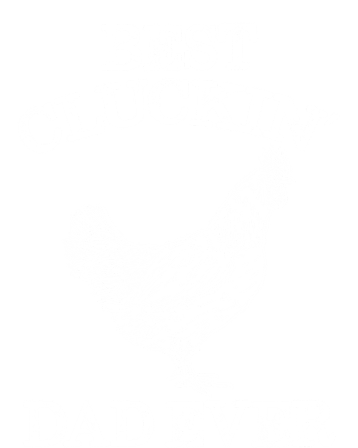 Best Cluckin' Dad Ever Gift Funny Father's Day Chicken Farm Gift Women's Long Sleeve Flannel Pajama Set 