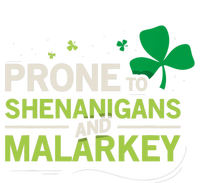 Prone To Shenanigans And Malarkey Funny Ireland Leprechaun Irish Gift Tank Top