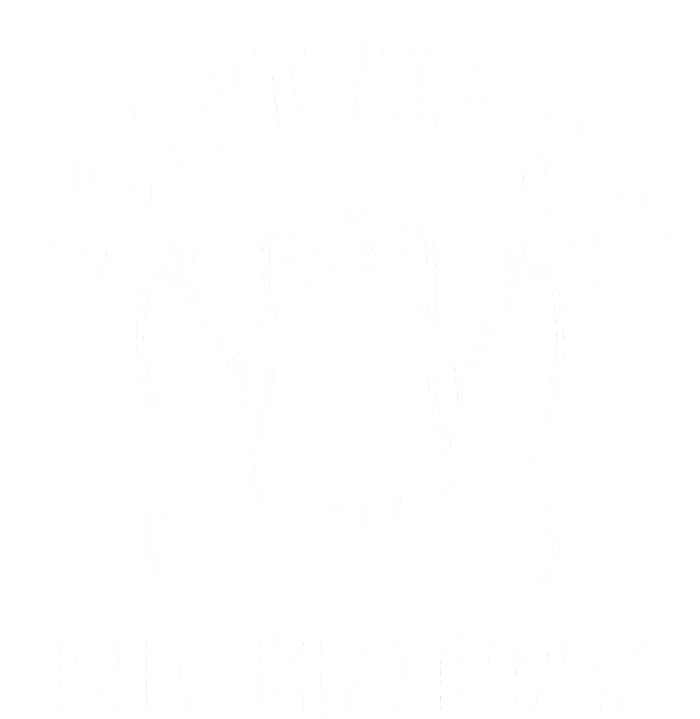 Don't Hurry Be Happy Sloth Women's V-Neck T-Shirt