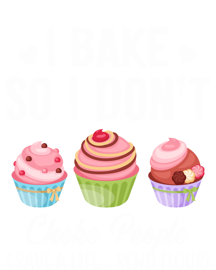 Funny Baking Gift I Bake So Funny I Don't Choke People Gift Women's Racerback Tank