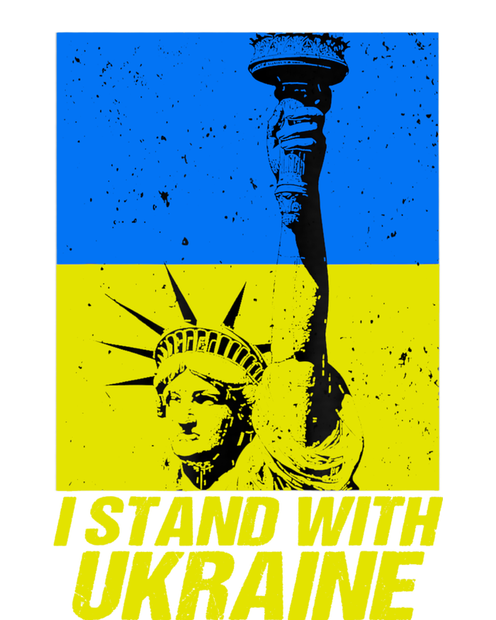 Support Ukraine I Stand With Ukraine Ukrainian Flag Tall Sweatshirt