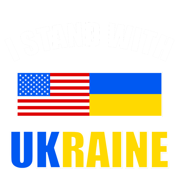 I Stand With Ukraine USA Support Flags United Legacy Cool Fit Booney Bucket Hat