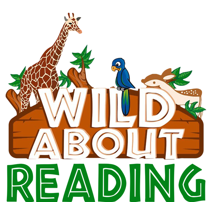 Wild About Reading Animals Premium T-Shirt