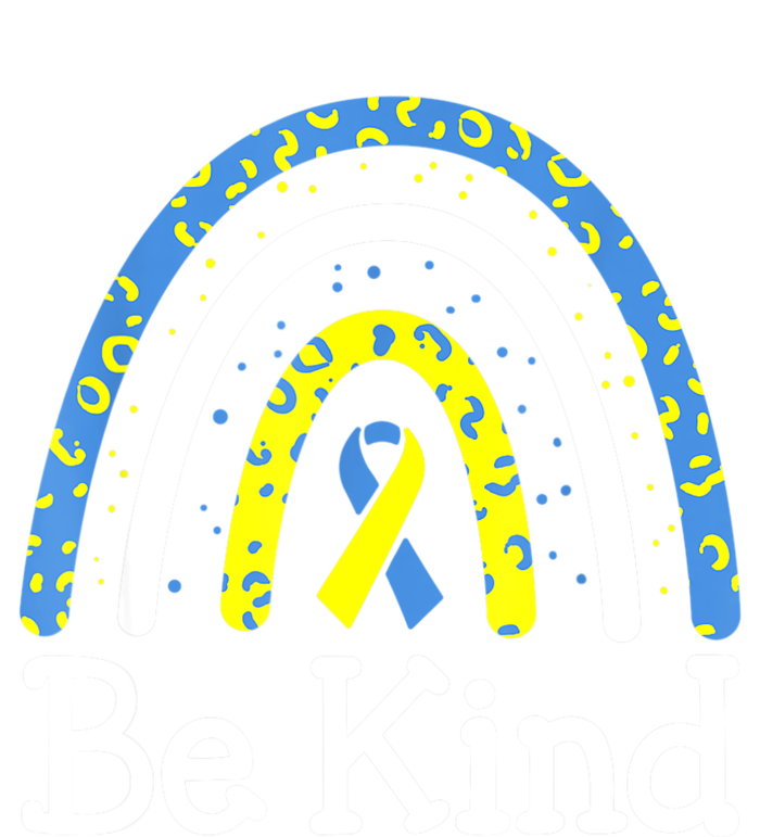 Be Kind Rainbow World Down Syndrome Awareness Day Tie Dye Hoodie