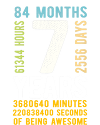 7th Birthday Gift 7 Years Old Vintage Retro 84 Months Toddler Sweatshirt