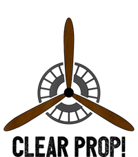 Clear Prop Aviation Airplane Pilot Propeller T-Shirt