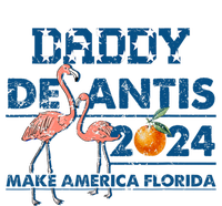 Daddy 2024 Desantis Make America Florida Flamingo And Orange Women's Strappy Tank