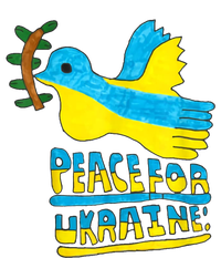 Peace For Ukraine Bird Tall Sweatshirt