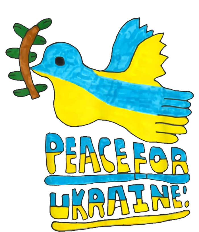 Peace For Ukraine Bird Tall Sweatshirt