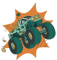 St Patrick's Day Monster Truck Kids Sweatshirt