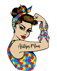 Autism Mom Unbreakable Rosie The Riveter Strong Woman Power Gift Sweatshirt Cinch Pack Bag