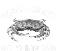 Reject Humanity Evolve Into Crab Metallic Star Ornament