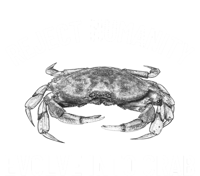 Reject Humanity Evolve Into Crab Metallic Star Ornament