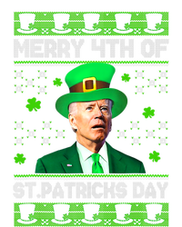 Merry 4th Of St Patricks Day Joe Biden Leprechaun Hat Clover Premium T-Shirt