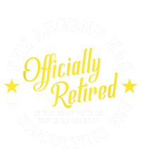 The Legend Has Officially Retired Funny Retirement Men Ladies Long Sleeve Shirt