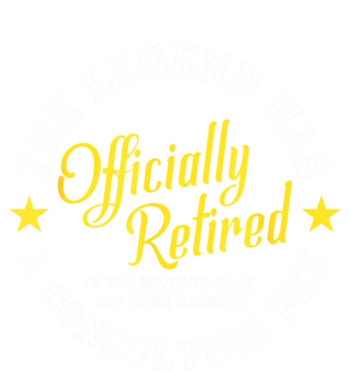 The Legend Has Officially Retired Funny Retirement Men Ladies Long Sleeve Shirt