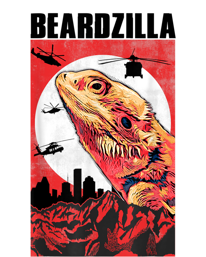 Bearded Dragon Beardzilla Funny Bearded Dragon Mousepad