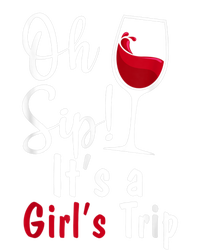 Oh Sip! It's A Girls Trip Funny Wine Party Canvas