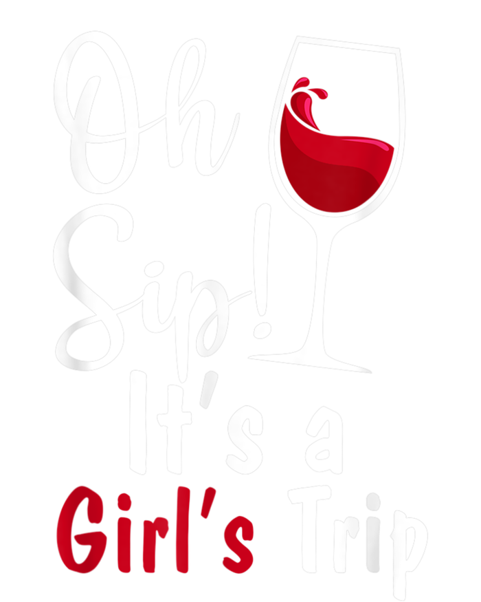 Oh Sip! It's A Girls Trip Funny Wine Party Canvas