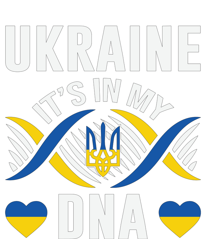 Ukraine Its In My DNA National Symbol Premium Hoodie