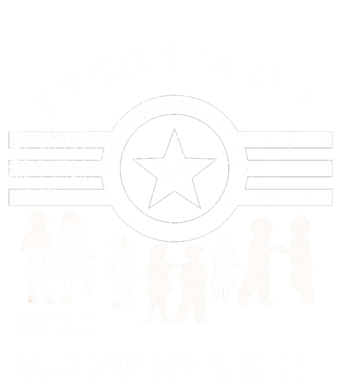 Cool Distressed Wear Purple Military Children Kids T-Shirt