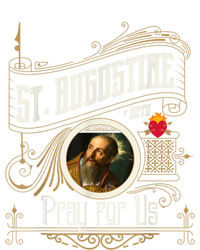 St. Augustine Of Hippo Pray For Us City God Catholic Canvas