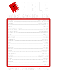 Bible Emergency Numbers Funny Christian Bible & Jesus Quotes T-Shirt