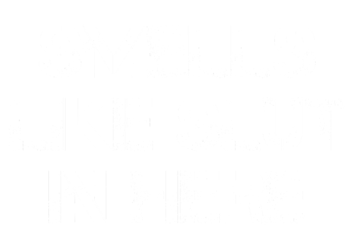 Smells Like Slut In Here Funny Humor 25L Jumbo Tote