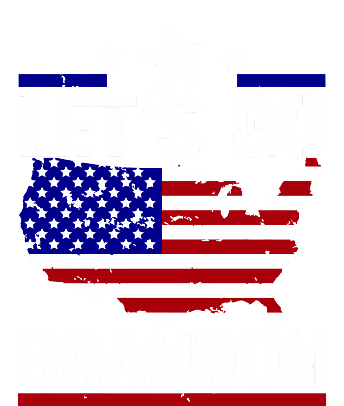 Let's Go Brandon USA Country Flag LGB FJB Coaster