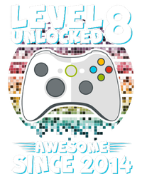 Cool Level 8 Unlocked Awesome Since 2014 Gamer T-Shirt