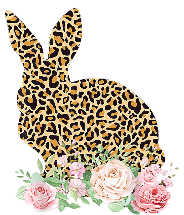 Leopard Floral Bunny Cooling Performance Long Sleeve Crew