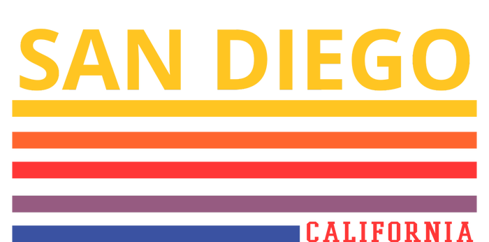 San Diego California Retro Hoodie