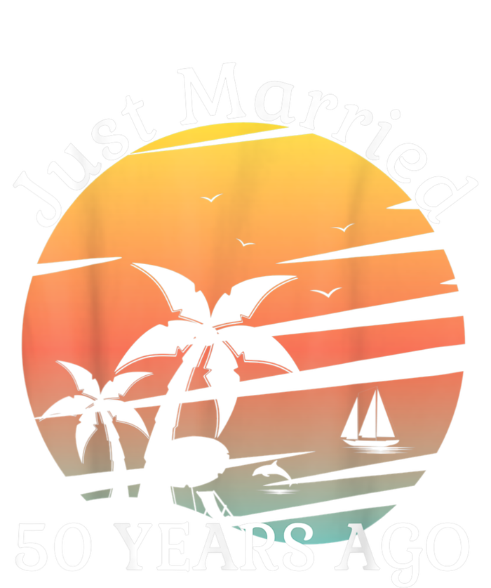 50th Wedding Anniversary Cruise Just Married 50 Years V-Neck T-Shirt