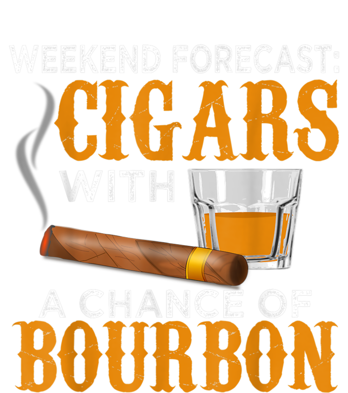 Weekend Forecast Cigars Chance Of Bourbon Cigar For Dad Zip Tote Bag