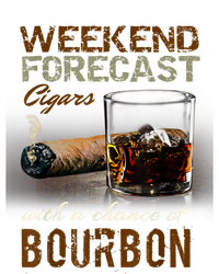 Weekend Forecast Cigars With Chance Bourbon Men T-Shirt