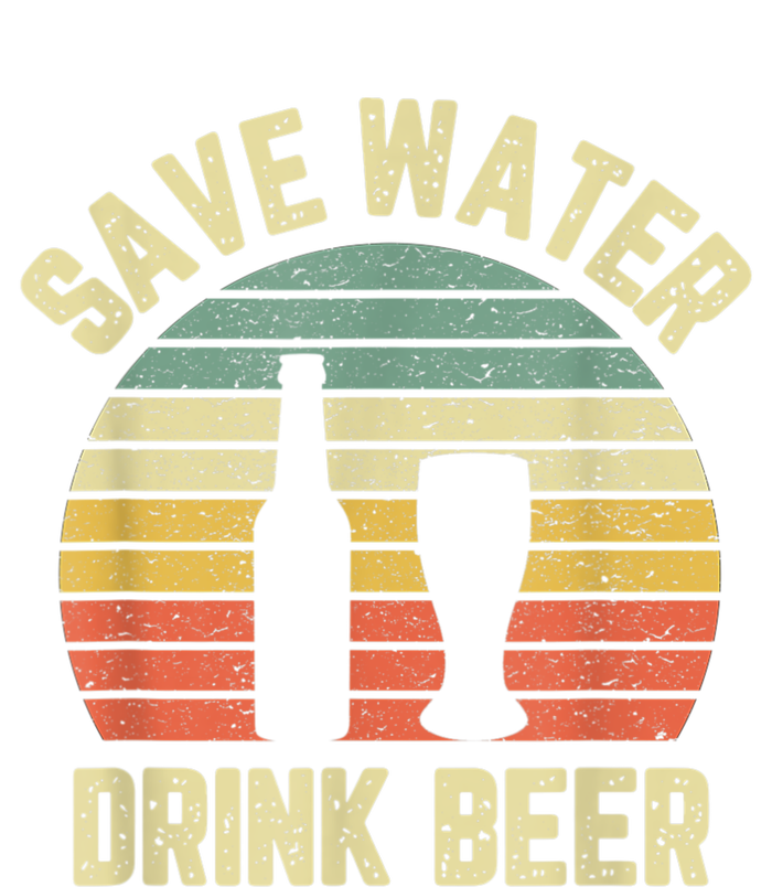 Save Water Drink Beer Retro Funny Beer T-Shirt